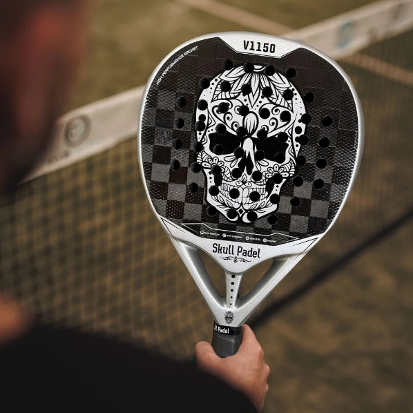 Ракетка Skull Padel V1150 Silver 24K