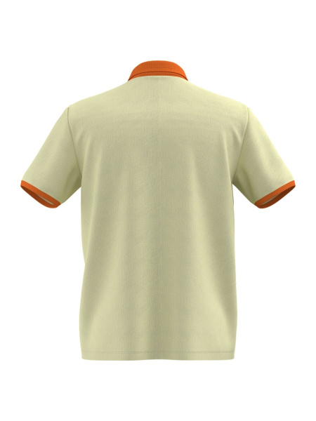 Мужское поло 7/6 Andy (Бежевый/Оранжевый)