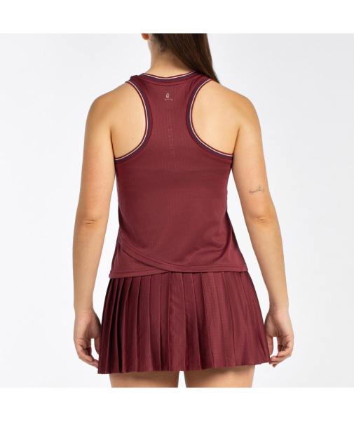 Майка женская Bullpadel AZA (бордовый)