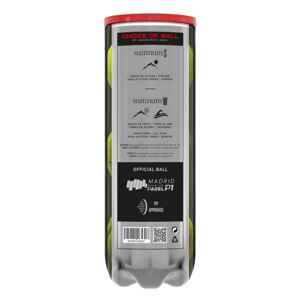 Мячи Varlion Padel Ball Summum Pro S (3 мяча)